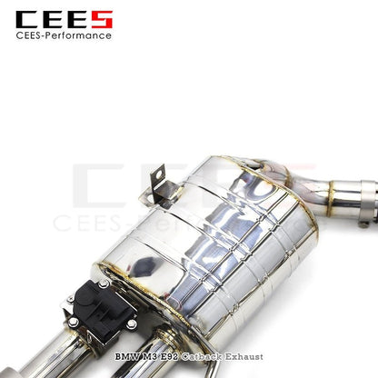 CEES Exhaust Pipes for BMW M3 E92 4.0L 2008-2013 Tuning Performance 304 Stainless Steel Valve Exhaust Muffler Car Exhaust System