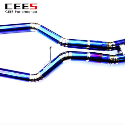 CEES Catback Exhaust For Porsche Cayenne 2.9 3.0 3.6 4.8 2011-2020 Titanium alloy  Exhaust System