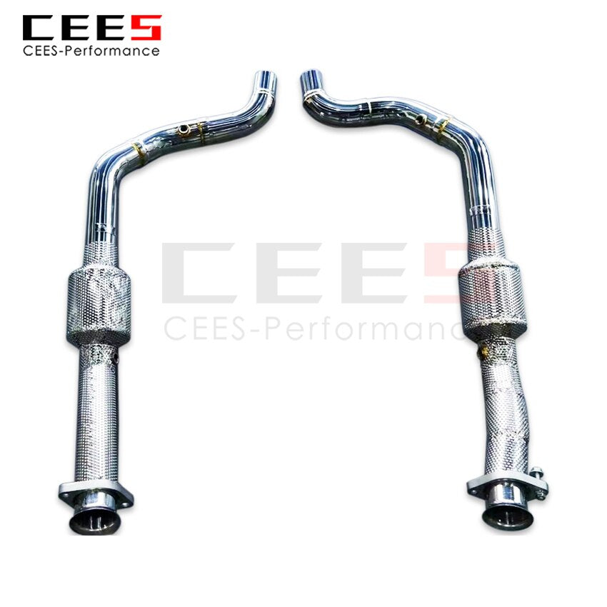 Exhaust System For Land Rover Range Rover SVR Header With/Without Catalyst Test Pipe Converter High Flow Catted Exhaust Downpipe