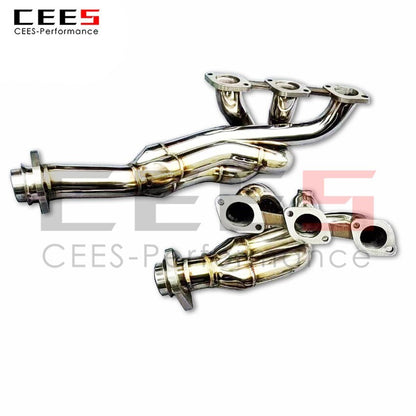 CEES Exhaust System For Ferrari 599 V12  6.0 Headers Stainless Steel Test Pipe No cat Downpipe Car Accessories