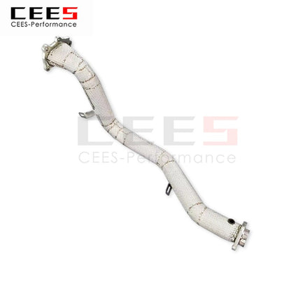 CEES Exhaust System For Subaru Impreza STI 2.5T single turbo Headers Without Catalyst No cat Downpipe Manifold