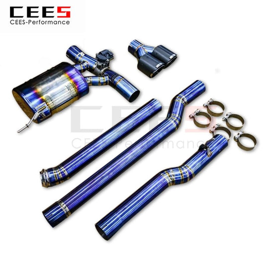 CEES Exhaust System For BMW MINI Titanium Catback Valve Muffler Auto Modification Terminale Scarico Auto