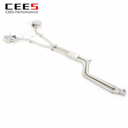 CEES Catback Exhaust for BMW TH7 730/740 3.0L/3.0T F02 2009-2015 High Performance Valve Muffler Exhaust System Automobile Parts