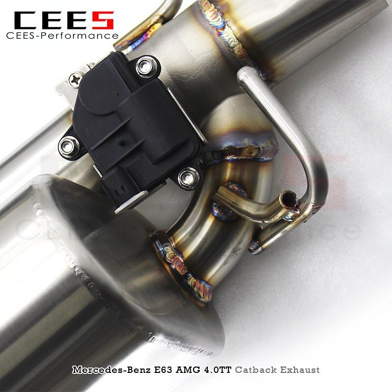 Catback Exhaust For Mercedes-Benz E63 AMG 4.0TT 2018-2023 Escape Stainless Steel Exhaust Pipe Muffler