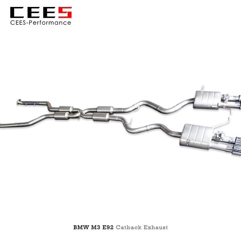 CEES Catback Exhaust For BMW M3 E92 4.0L 2007-2013 Stainless Steel Exhaust valve control  Automotive Performance Accessories