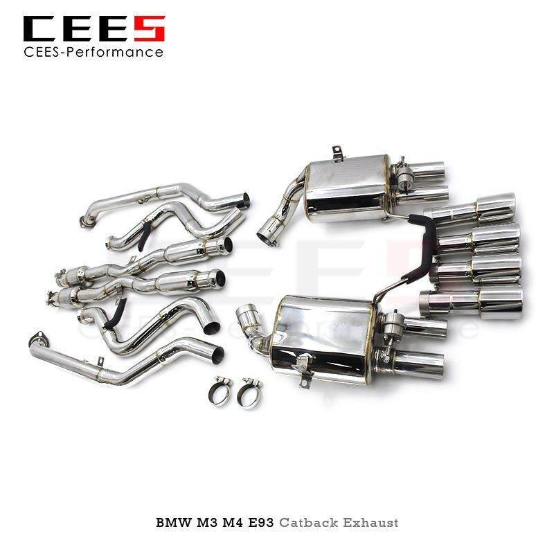 CEES Catback Exhaust for BMW M3 M4 E93 4.0 2008-2013 Racing Car Tuning Performance Exhaust Muffler Pipe Escape Exhaust System