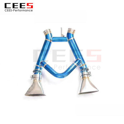 CEES Exhaust System For Mclaren 650S Titanium Alloy Catback Valve Muffler Auto Modification Terminale Scarico Auto Car Parts