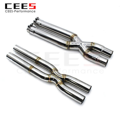 CEES X Pipe Mid pipe For Maserati Gran Turismo/GT 4.7 2008-2023 Stainless Steel High Performance Exhaust Pipe Automobile Parts