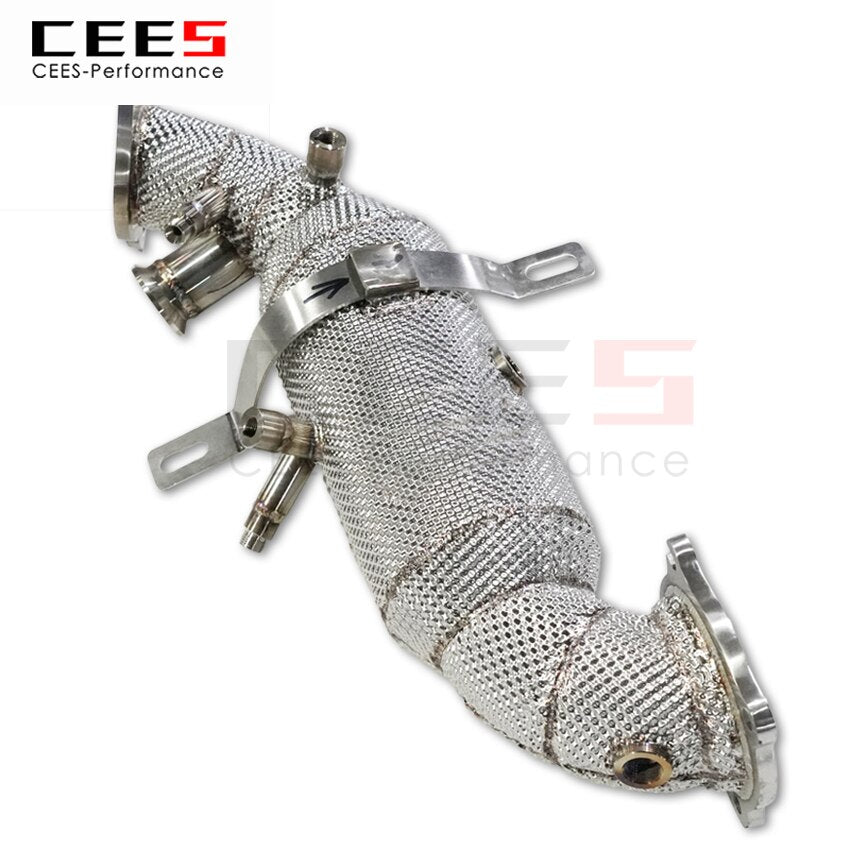 CEES Exhaust System For Alfa Romeo Headers With Catalyst Test Pipe Converter High Flow Catted Exhaust Downpipe