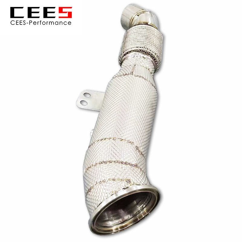 CEES Exhaust Downpipe For BMW 840 B58 3.0T 2014-2022 Exhaust System High Performance Stainless Steel Catless downpipe