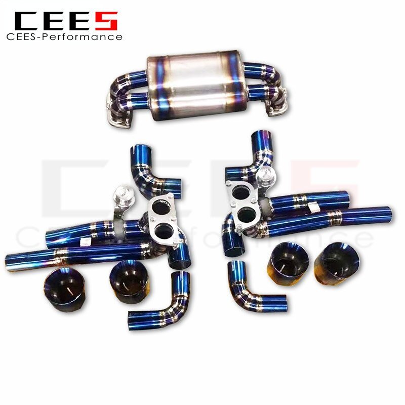 CEES Catback Exhaust for Ferrari F430 4.3 2005-2009 Titanium Exhaust Pipe Valve Muffler High Performance Car Exhaust System