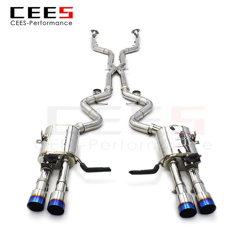 CEES Exhaust Pipes for BMW M3 E92 4.0L 2008-2013 Tuning Performance 304 Stainless Steel Valve Exhaust Muffler Car Exhaust System