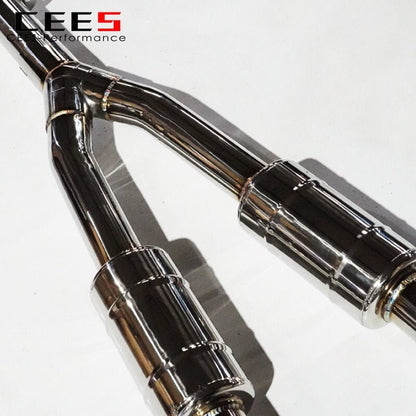 CEES Catback Exhaust For Infiniti FX35 3.7 2010-2013 Stainless Steel Pipes High Performance Car valve Exhaust System Refit