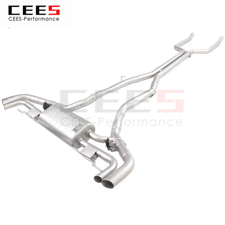 CEES Exhaust System For BMW X7 4.4TT Catback Stainless Steel Valve Muffler Catback Escape Tubo Escape Coche Car Accessories