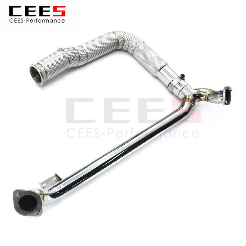 CEES Exhaust System For Porsche 718 Headers Without Catalyst No cat Downpipe Manifold Stainless Steel Car Accessories