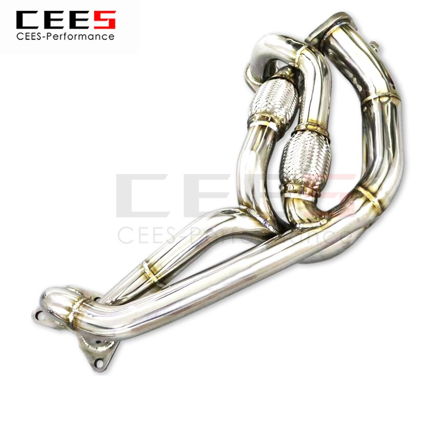 CEES Exhaust System For Toyota GT86 subaru BRZ Isometric manifold headers downpipe Stainless Steel Car Accessories