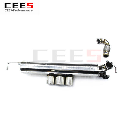 CEES Exhaust System For SMART 0.9T 1.0 Stainless Steel Valve Muffler Catback Escape Tubo Escape Coche Terminale Scarico Auto