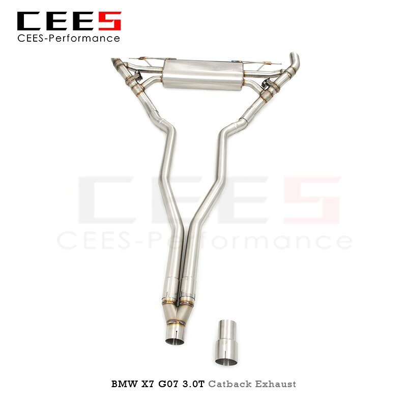 CEES Catback Exhaust for BMW X7 G07 3.0T 2019-2023 Tuning Performance Stainless Steel Exhaust Pipe Muffler Exhaust System