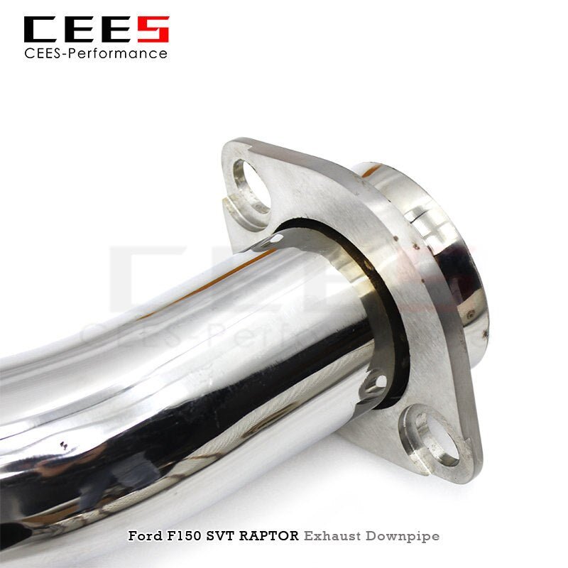 CEES Catalytic Con For Ford F150 SVT RAPTOR 3.5TT 2015-2019 Performance Exhaust System Stainless Steel Downpipe Without Catalyst