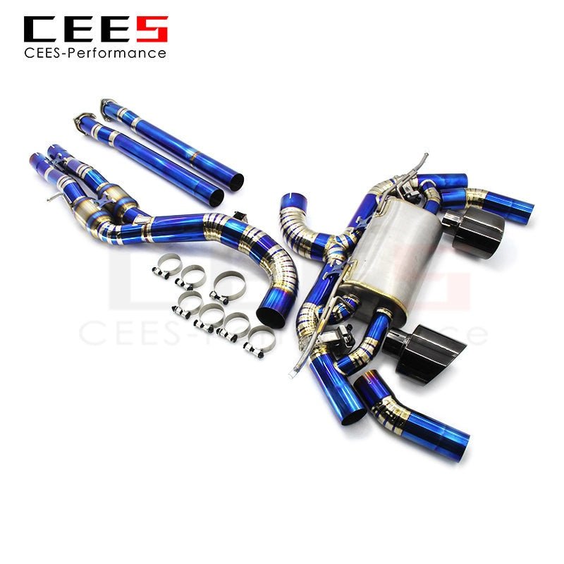 CEES Catback Exhaust for Audi RS3 2.5T 2017-2023 Tuning Performance Titanium Escape Exhaust Valve Control Exhaust System