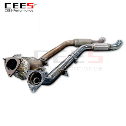 Exhaust System For Land Rover Range Rover Sport 3.0T L6  Headers With Catalyst Test Pipe Converter Catted Exhaust Downpipe