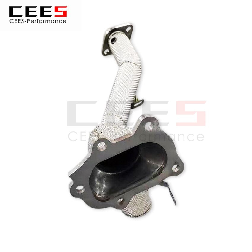 CEES Exhaust System For Subaru Impreza STI 2.5T single turbo Headers Without Catalyst No cat Downpipe Manifold