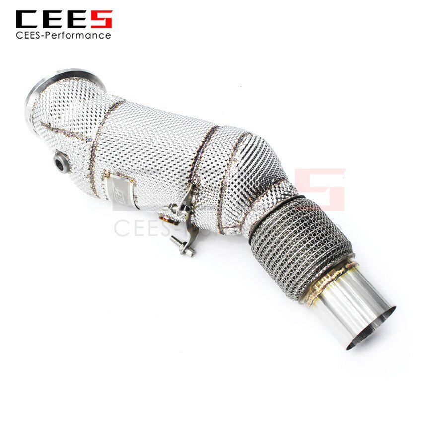 CEES Exhaust System For BMW 320 328 325 N20 Header With/Without Catalyst Test Pipe Converter High Flow Catted Exhaust Downpipe