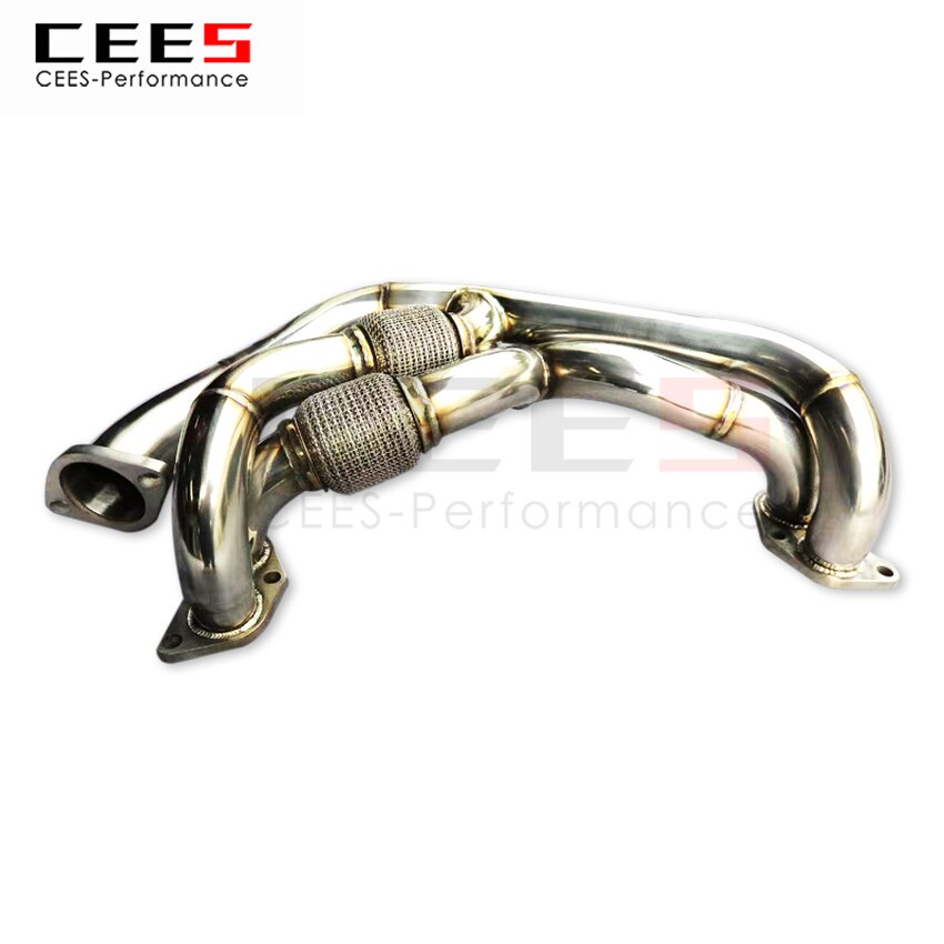 CEES Exhaust System For Toyota GT86 subaru BRZ Isometric manifold headers downpipe Stainless Steel Car Accessories