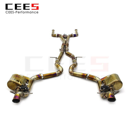 CEES Catback Exhaust for Mercedes-Benz AMG GT63/GT63S 4.0T 2019-2023 Performance Titanium Alloy Exhaust Pipe Muffler Escape