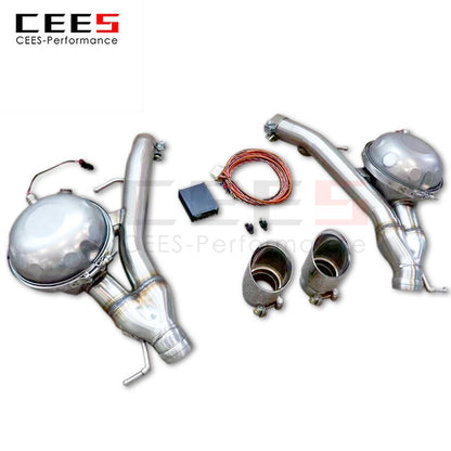 CEES Exhaust System For Land Rover Range Rover Diesel Edition 3.0T 5.0 Valve Muffler Catback Escape Tubo Escape Coche