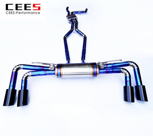 CEES Catback Exhaust For Porsche Cayenne 2.9 3.0 3.6 4.8 2011-2020 Titanium alloy  Exhaust System