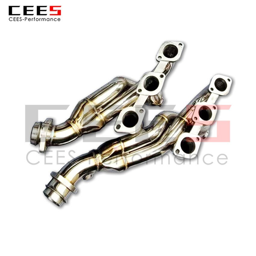 CEES Exhaust System For Ferrari 599 V12  6.0 Headers Stainless Steel Test Pipe No cat Downpipe Car Accessories