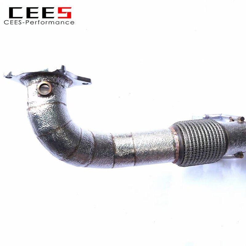 CEES Downpipe for VW GOLF GTI MK6 2.0T 2009-2013 Exhaust System Stainless Steel Pipe High Performance Exhaust No Cat Downpipe