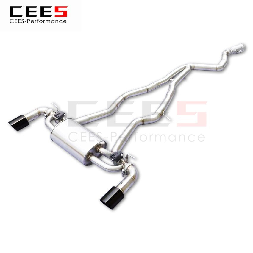 CEES Exhaust System For Toyota Supra A90 3.0t 2020-2023 Catback Stainless Steel Valve Muffler Catback Escape Tubo Escape Coche