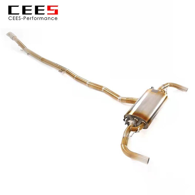 CEES Catback Exhaust for Mercedes-Benz A35 2.0T 2020- Exhaust Pipe Titanium Alloy High Performance Exhaust Valve Control Muffler