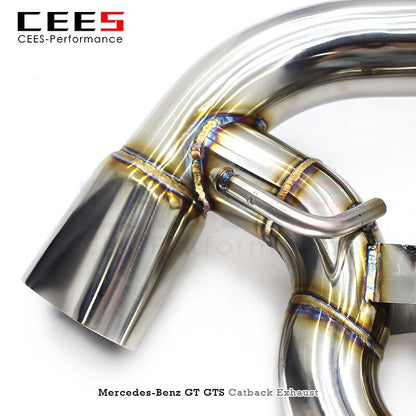 CEES Catback Exhaust for Mercedes-Benz AMG GT/GTS(C190) 4.0T 2017-2023 Tuning Performance Stainless Steel Escape Exhaust System