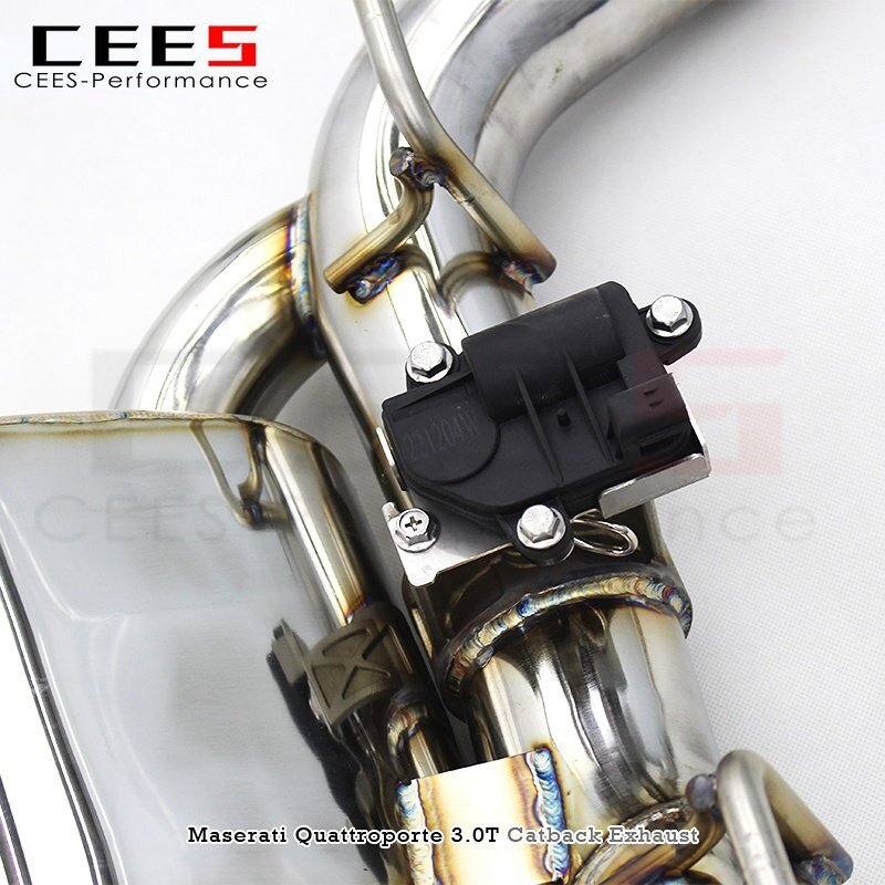 CEES Exhaust System For Maserati Quattroporte 3.0T 2013-2016 Stainless Steel exhaust pipe Racing Car Catback Muffler Pipe Escape