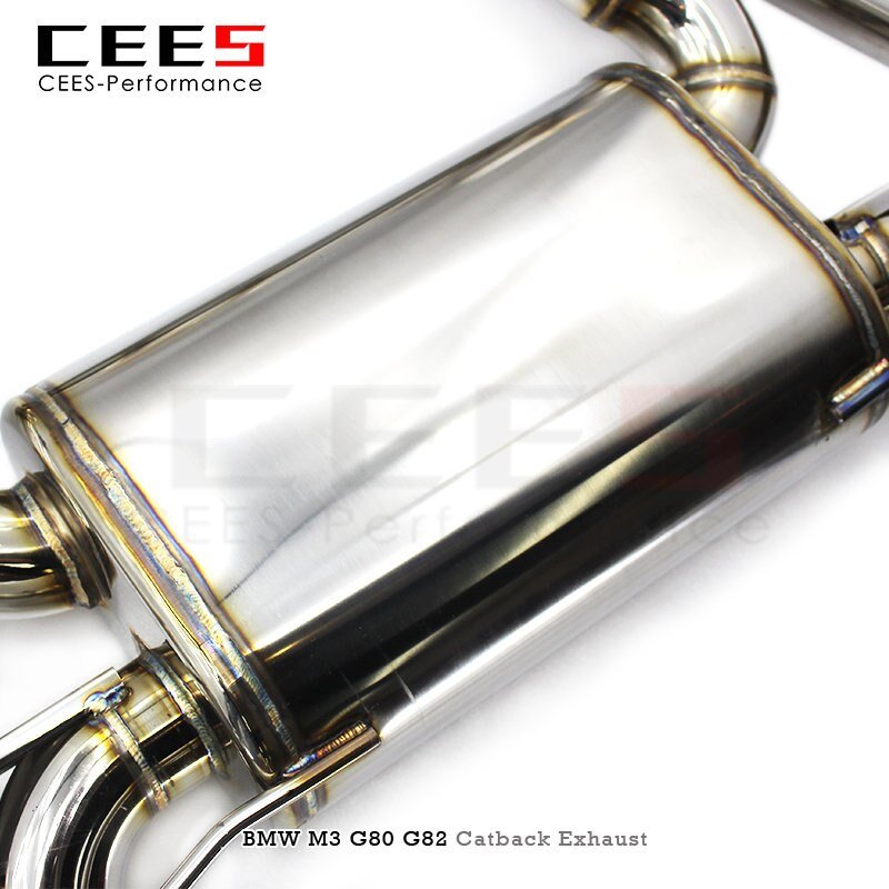 CEES For BMW M3 M4 G80/G82/G8X 2020-2025(SS304)Valved Sport Exhaust System