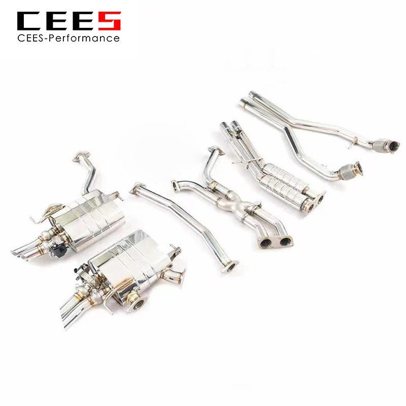 CEES Catback Exhaust For AUDI A8 C8 3.0T 2018-2022 Exhaust valve control Exhaust System