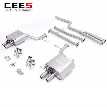 Catback Exhaust For BMW 520/525/528 F10/F18 2.0T N20 2010-2017 Stainless Steel Exhaust Pipe Exhaust valve control