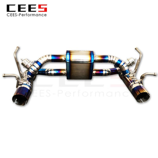 CEES Catback Exhaust for Ferrari F8 Spider 3.9 2019- Automotive Performance Accessories Titanium Alloy Pipe Exhaust Downpipe
