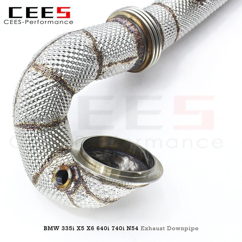 CEES Downpipe For BMW 730/740 N54 3.0T 2011-2012 Stainless Steel Pipe Exhaust Downpipe Without Catalyst Car Exhaust System