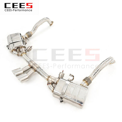 CEES Exhaust System For Porsche 987 Stainless Steel Tail Throat Kit Exhaust Stainless Steel Terminale Scarico Auto Car Parts