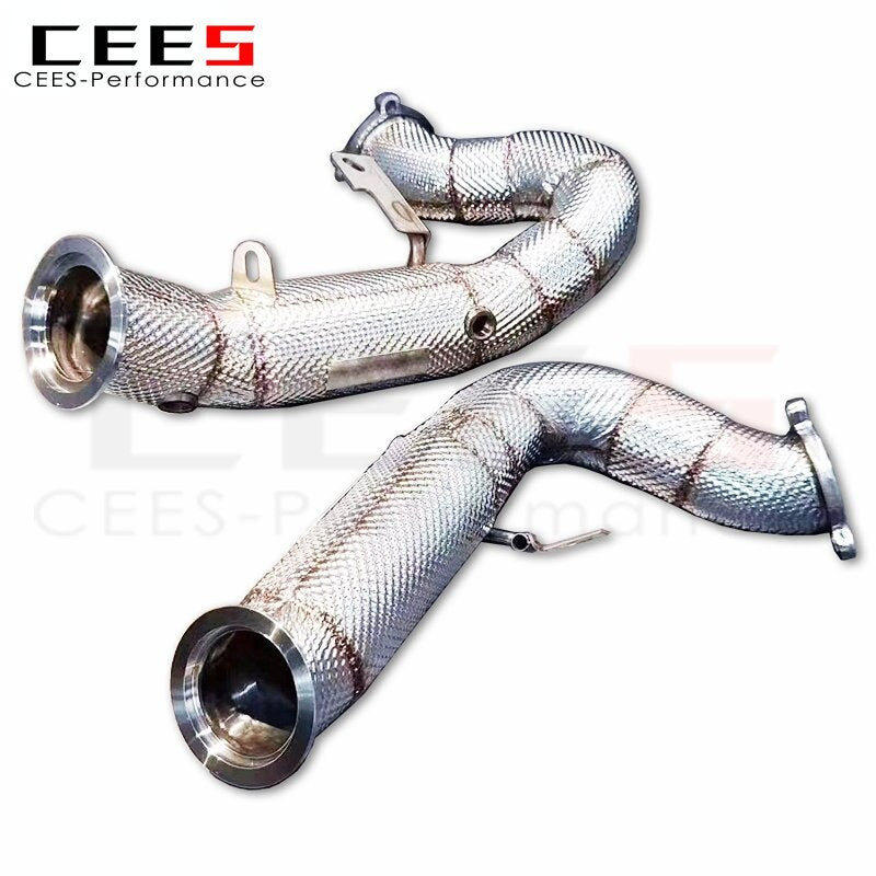 Downpipe For Porsche Macan S/Turbo 3.0T/3.6T 2014-2017 High Performance Catless downpipe Stainless Steel Exhaust Downpipe