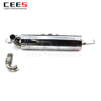 CEES Exhaust System For SMART 0.9T 1.0 Stainless Steel Valve Muffler Catback Escape Tubo Escape Coche Terminale Scarico Auto