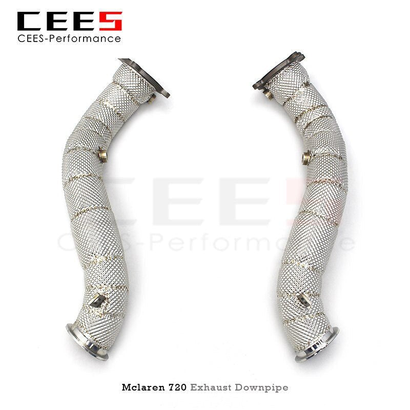 CEES downpipe til Mclaren 720S 4.0T 2018-2022 High Performance Tuning Catless downpipe uden katalysator bildele 