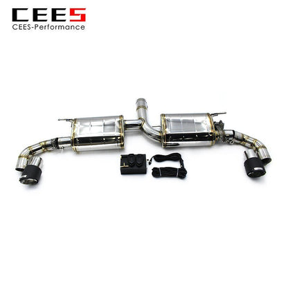 CEES Catback Exhaust For BMW X5 F15 3.0T N55 2014-2018 Racing Car Muffler Exhaust Pipe Stainless Steel  Exhaust System