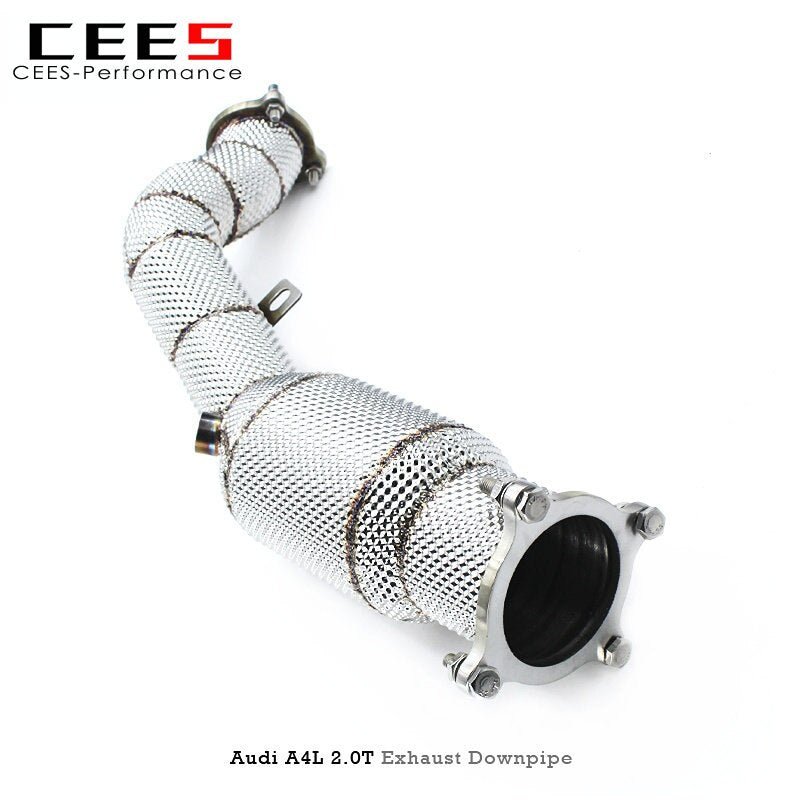 CEES Exhaust Downpipe For Audi A4L 2.0T 2020-2022 Stainless Steel Downpipe with catalyst High Performance Speed Exhaust System