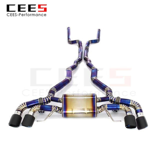CEES Catback for BMW M850i V8 4.4T 2019-2023 Tuning Performance Titanium Exhaust Pipe Muffler Racing Car Escape Exhaust System