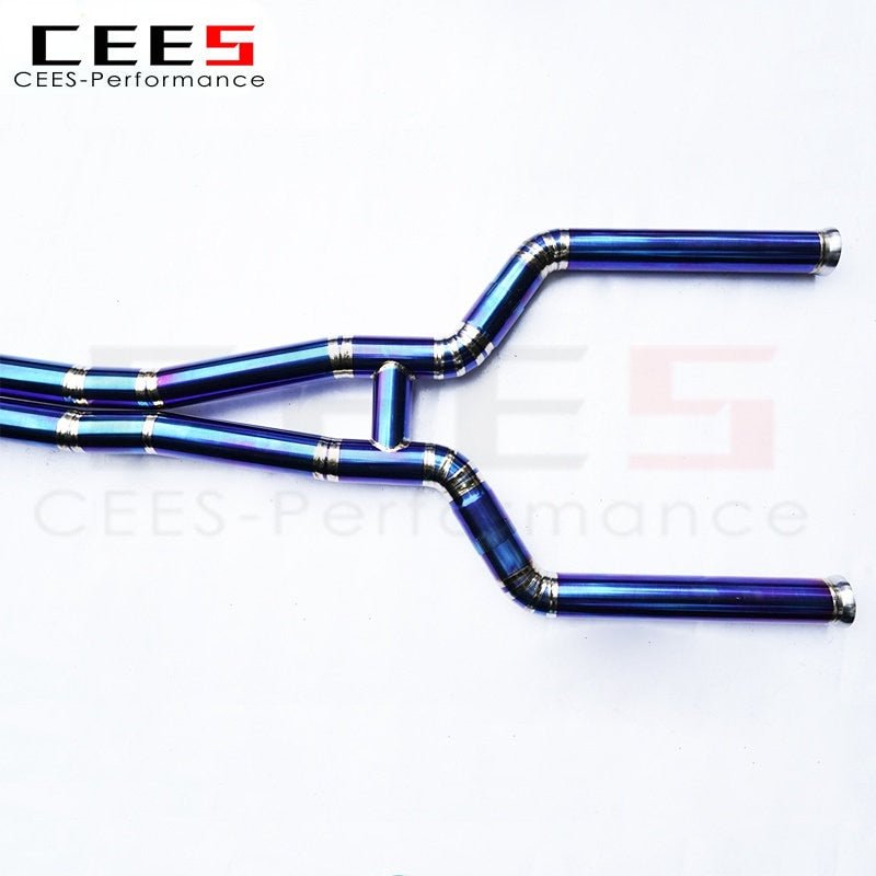 CEES Catback Exhaust for Mercedes-Benz E63 AMG S W213 4.0TT 2016-2020 Performance Titanium Alloy Exhaust Pipe Car Exhaust System